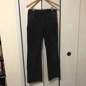 Reitmans Ladies Black Corduroy Pants Size 9